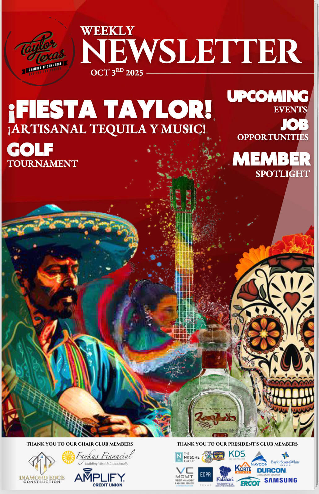 Taylor Chamber Weekly Newsletter October 3rd
